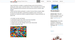 Desktop Screenshot of leapsandboundsot.com